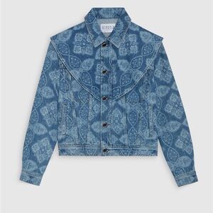 Claudie Pierlot denim Paisley Jacket